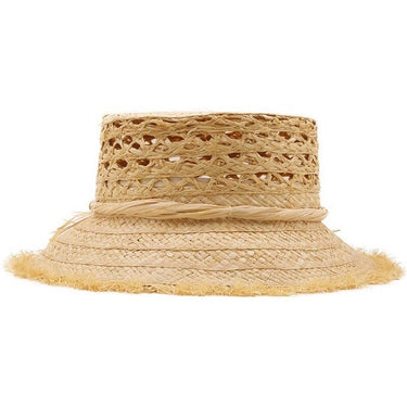 chapeau en paille naturelle femme